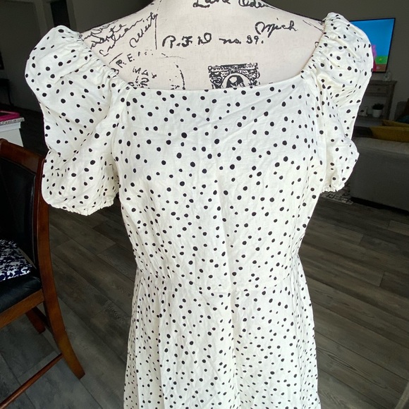LOFT, polka dot, open back dress.#7 - Picture 16 of 16